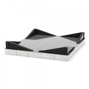 Ограда гранитная 31М